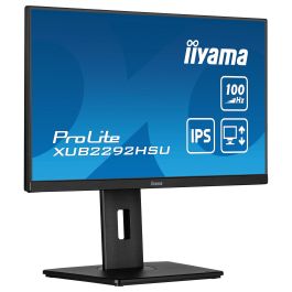 Iiyama ProLite XUB2292HSU-B6 Monitor 21.5" Full HD IPS 100Hz 0.4ms Mate Negro Altavoces Pivotante