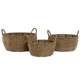 Macetero Tropical DKD Home Decor Marron 33 x 15 x 34 cm Set de 3 Precio: 24.89999952. SKU: B1G4NPNNQ7