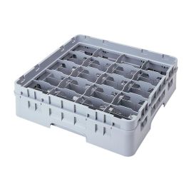 CAMBRO - 20C414-151 - Cesta de lavado para tazas con 20 comp. de 11,1 x 8,8 cm. Alt. Máx 10,7 cm - 50 x 50 x 14,3 cm - Gris claro Precio: 47.68999983. SKU: B1FN4VF9C7