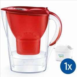 FILTRO DE LA BRITA CARAFE Marella roja (2.4L) incluyó 1 cartucho de filtro Maxtra Pro All-in-1