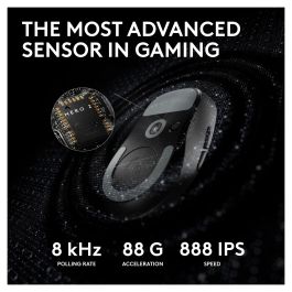 Logitech G Pro Ratón Inalámbrico Gaming con Sensor HERO y Tecnología LIGHTSPEED Negro