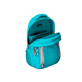 Antartik Mochila Fusion Flex Turquesa Multibolsillo 19L Impermeable Poliéster 450x180x300 mm