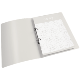 Leitz 42380019 Carpeta 2 Anillas Active Cosy, A4, Polipropileno, Amarillo