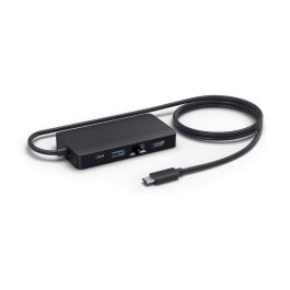 Jabra Hub Panacast USB Tipo C - Estación de conexión con HDMI, VGA, RJ-45, USB 3.0, USB-C - Resolución 3840x2160