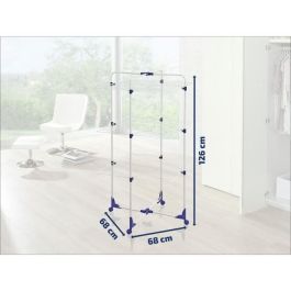 Secadora de ropa - LEIFHEIT - Tower 270 - 81454 - Tendedero de torre - Tendedero con ruedas - Posibilidad de semiapertura - 27 m - Blanco