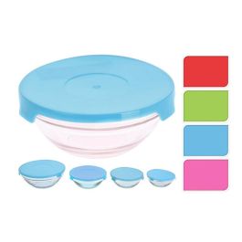 Set 5 Fiambreras de Vidrio Tipo Bol Colores Surtidos, Apto Microondas y Congelador, Capacidades Variadas Precio: 7.88999981. SKU: S7917925