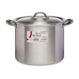 Olla de Aluminio Kinvara 24 cm 8 L - Plata, Apta Gas/Horno/Lavavajillas (6 Unidades) Olla de Aluminio Kinvara 24 cm 8 L - Plata, Apta Gas/Horno/Lavavajillas (6 Unidades)