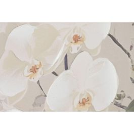 DKD Home Decor Cuadro Oriental Azul y Blanco con Jarrones y Orquídeas, Lienzo y PS, 122.5 x 3.5 x 82.5 cm (2 Unidades)