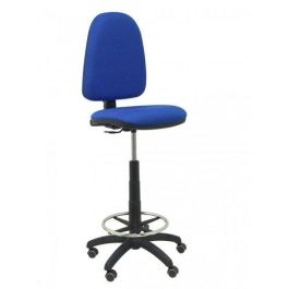 Taburete Piqueras Y Crespo Ayna Ergonomico Mecanismo De Contacto Permanente Regulable En Altura Y Aro Reposapies Ruedas De Parquet Asiento Y Respaldo Tapizados Bali Azul Precio: 207.49999963. SKU: S5702390