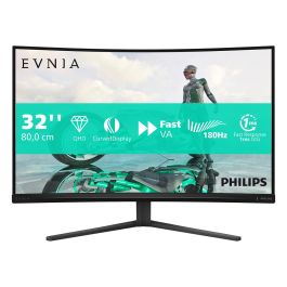 Philips Evnia 32M2C3500L/00 Monitor Gaming Curvo 31.5" QHD (2560x1440) Fast VA 180Hz 0.5ms AMD FreeSync HDR10 1500R Negro Precio: 277.50000003. SKU: B1GRJF69MB