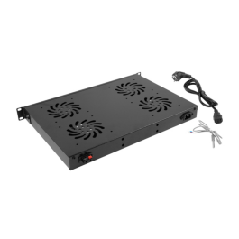 Lanberg Panel de Ventilación Horizontal 1U 230V con LCD y 4 Ventiladores + Termostato para Armarios de 19" Precio: 106.89000003. SKU: S5604346