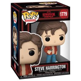 Funko 75749 Pop! Television: Stranger Things Steve Harrington, Figura de Vinilo, Edición Final Temporada 5, 10,4 cm