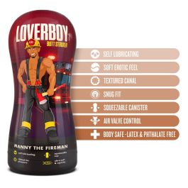 Masturbador Masculino Blush Loverboy Marrón Masturbador Masculino Blush Loverboy Marrón
