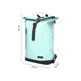 Mochila Antartik Roll Pack Waterproof Enrollable Gran Capacidad Turquesa 480x130x280 mm