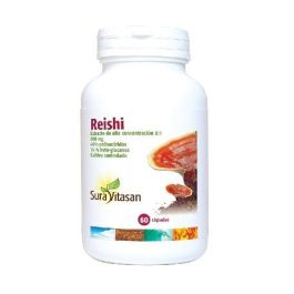SURA VITASAN Reishi Hongo Ganoderma lucidum Extracto 8:1 500 mg 40% polisacáridos 15% beta-glucanos 60 Cápsulas Precio: 35.6900005. SKU: B13YJPG625