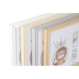 Marco de Fotos Home ESPRIT Cristal Madera MDF 56,5 x 2 x 27,5 cm (4 Unidades) Marco de Fotos Home ESPRIT Cristal Madera MDF 56,5 x 2 x 27,5 cm (4 Unidades)