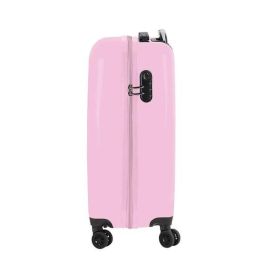 Safta Trolley Cabina 20" Minnie Mouse "Me Time" 34,5x55x20cm Rosa Claro Poliéster