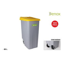 Cubo de Basura para Reciclaje 85L Amarillo - Denox (2 Unidades) Precio: 78.49999993. SKU: B19NTQHRZC