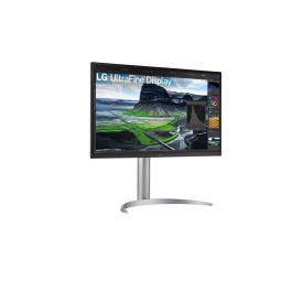Monitor Profesional LG 27UQ850-W 27"/ 4K/ Multimedia/ Regulable en altura/ Plata