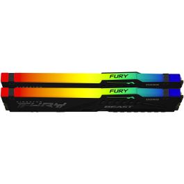 Kingston FURY Beast RGB EXPO 64GB (2x32GB) DDR5 6000MT/s CL30 DIMM Kit de 2 para PC