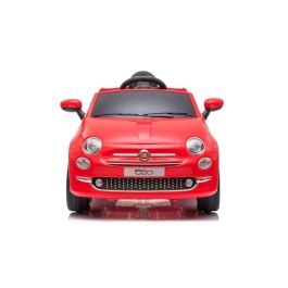 Injusa Coche Fiat 500 Rojo Bateria 12V 113x67.5x53cm