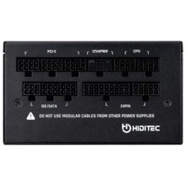Fuente de Alimentación Hiditec GDX850 V2/ 850W/ Ventilador 14cm/ ATX 3.0/ PCIe 5.0/ 80 Plus Gold Fuente de Alimentación Hiditec GDX850 V2/ 850W/ Ventilador 14cm/ ATX 3.0/ PCIe 5.0/ 80 Plus Gold