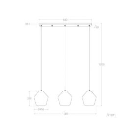 SKD-P80055 Lámpara Colgante Araraquara Cuerda Natural Diseño Original E27 Estilo Cálido para Salón Comedor
