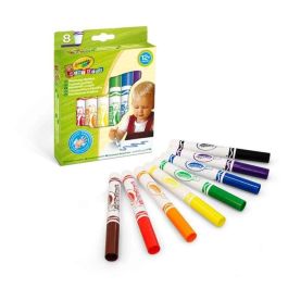 Rotuladores lavables mini kids 8 unds, con puntas redondas de seguridad 13x1,7x17,2 cm Rotuladores lavables mini kids 8 unds, con puntas redondas de seguridad 13x1,7x17,2 cm