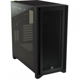 Caja Corsair Crystal 4000D Airflow Mid-Tower Cristal Templado Negra CC-9011200-WW