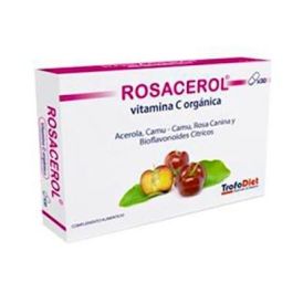 TROFODIET Rosacerol 30 Cap. Vitamina C Orgánica Antioxidante Sistema Inmunitario Cansancio Fatiga Protección Celular Biodisponibilidad Acerola Rosa Canina Precio: 20.5000004. SKU: B1BYQLTBX2