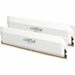 Memoria RAM CRUCIAL DDR5 PRO - Edición Overclocking - Kit 64 GB (2 x 32 GB) - 6000 MT/s - CL40 - UDIMM - Blanco