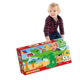 Juego construccion dinosaurio bloques 30 piezas ¡electrónico con 4 sonidos! Juego construccion dinosaurio bloques 30 piezas ¡electrónico con 4 sonidos!
