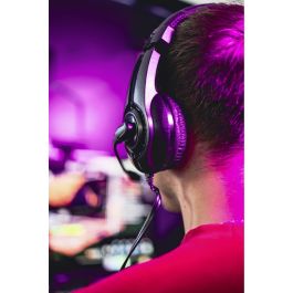 Speedlink LEGATOS Gaming Headset Alámbrico Negro para PC, PS5, PS4, Xbox, Switch – Auriculares Supraaurales con Micrófono y Sonido Nítido