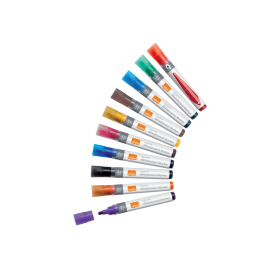 Nobo Rotulador para Pizarra Blanca Tinta Líquida Punta Cónica 3 mm Colores Surtidos Caja de 10 Unidades Precio: 24.89000008. SKU: B1C9E3BXRX