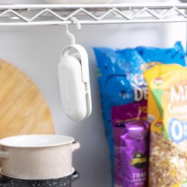Selladora de Bolsas con Cúter y Colgador Baseyl InnovaGoods Selladora de Bolsas con Cúter y Colgador Baseyl InnovaGoods