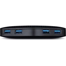 TP-Link UH400 Concentrador Hub USB 3.0 de 4 Puertos con Velocidad de 5Gbps, 10 Veces Más Rápido que USB 2.0, Sin Drivers