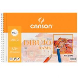 Canson Bloc Dibujo Basik Espiral 20H A3+ 150 gr Microperforado Pack 10 Ud Blanco Natural Precio: 68.8900004. SKU: S8403173