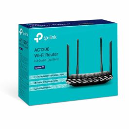 TP-Link Archer C6 V2 Router Inalámbrico AC1200 1200Mbps Wi-Fi 5 Doble Banda 2.4/5GHz MU-MIMO 4 Antenas Gigabit WPA3