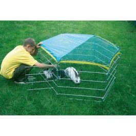 Kerbl KER4018653827048 - Recinto Exterior Zincado con Puerta para Roedores
