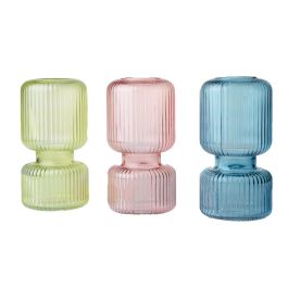 DKD Home Decor Jarrón Verde Azul Rosa Cristal 13 x 26 x 13 cm (6 Unidades) Precio: 49.50000011. SKU: B16D5AJ5SE