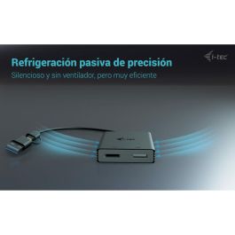 Cable USB i-Tec CADUAL4KDP Negro