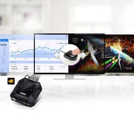 ATEN CS22H Switch KVM USB 4K HDMI de 2 Puertos con Selector de Puerto Remoto, 4096 x 2160 Pixeles, Negro