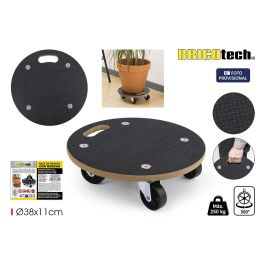 Bricotech Base Redonda Madera con Ruedas 38 x 11 cm Precio: 57.58999961. SKU: B1K635HCME
