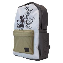 Loungefly Mochila Disney Mickey and Friends Nylon 44cm con Tirantes Ajustables y Acolchados