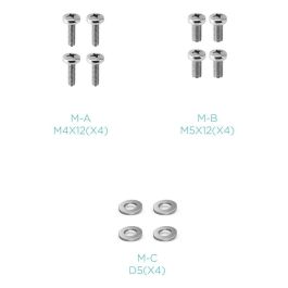 Tooq Soporte de Mesa para 2 Monitores DB1233TNV-B Giratorio Inclinable hasta 8kg Negro