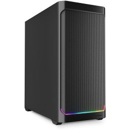 SHARKOON AK4 RGB ATX - Caja PC Gaming 1xMetall Negra