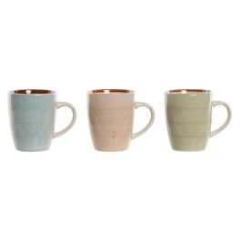 Mug Basicos DKD Home Decor Azul Verde 8.5 x 11 x 12.5 cm (12 Unidades)