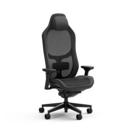 Fractal Design FD-CH-RE1M-01 silla para videojuegos Silla para videojuegos de PC Asiento acolchado Negro