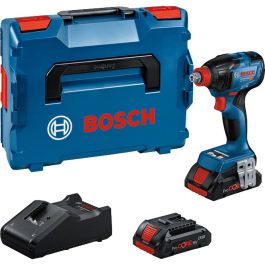 Bosch Professional BOS4059952587745 GDX 18V Atornillador de Impacto con Baterías 4.0Ah, Cargador y L-Boxx