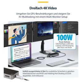 Hub USB Startech 116E-USBC-DOCK